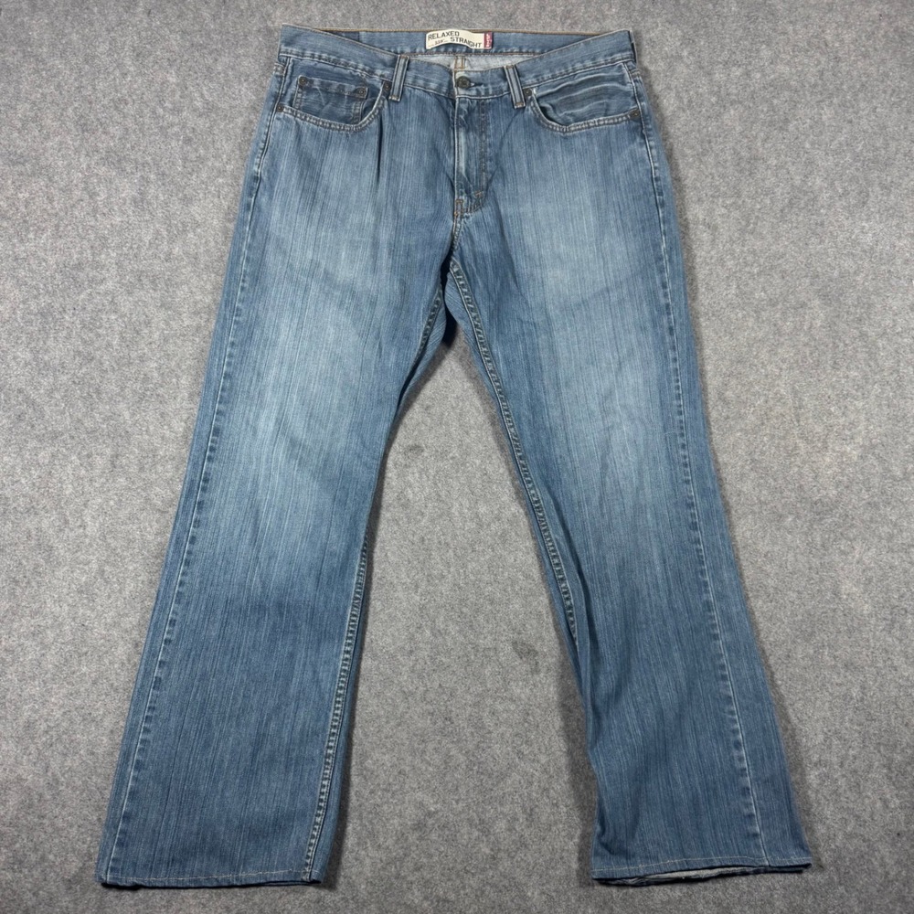 Levis 559 Jeans Mens 34x34 (Fits 34x30) Blue Relaxed Straight Leg Vintage Y2K